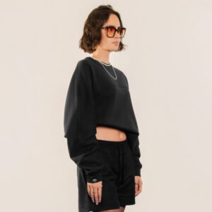 Crewneck Cucuyo Negro Lado