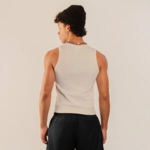 Tank Top Pol Blanco Espalda